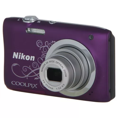 Фотоаппарат компактный Nikon Coolpix A100 Purple Lineart - Аксессуары