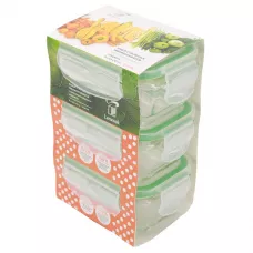 Контейнер для продуктов Laracook 603МVmini3 3шт. по 0,16л