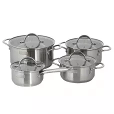 Набор посуды (нержавейка) Rondell Destiny RDS-744 4шт.: 1,2/1,8/2,7/4,8л