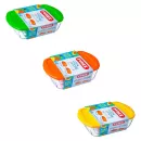 Форма для выпекания (стекло) Pyrex Набор прямоугольных форм с крышками Cook&Store 1.